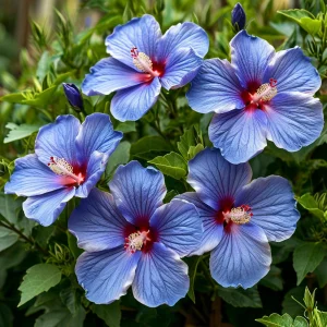 Гибискус садовый Блуминг Квин купить по цене от 259р. в интернет-магазине «Посадика» с доставкой почтой в в Рязани и по всей России – [изображение №1].