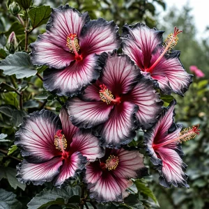 Гибискус садовый Самер Бридж купить по цене от 306р. в интернет-магазине «Посадика» с доставкой почтой в в Рязани и по всей России – [изображение №1].