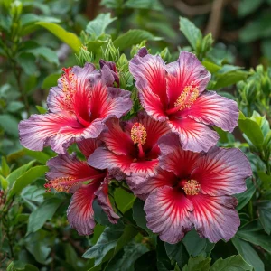 Гибискус Кримсон Флейм купить по цене от 479р. в интернет-магазине «Посадика» с доставкой почтой в в Рязани и по всей России – [изображение №1].